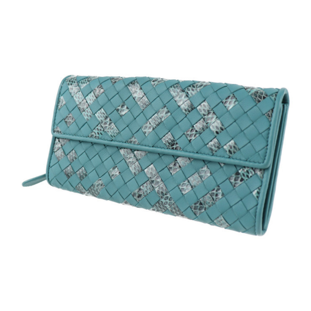 Bottega Veneta Ayers Wallet Python Green - image 2